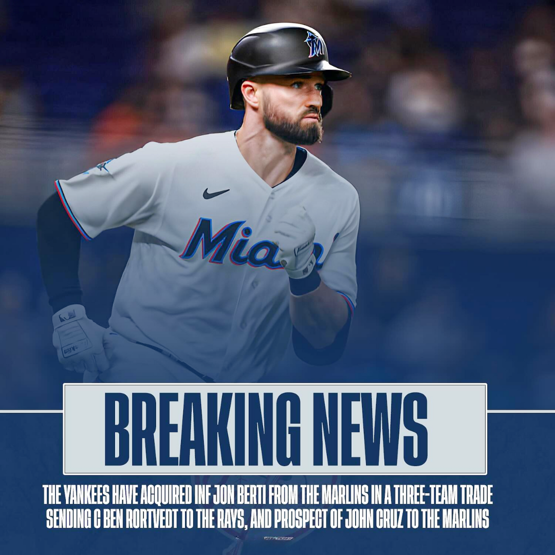 Yankees Make Three-Team Trade, Acquire Jon Berti From Marlins